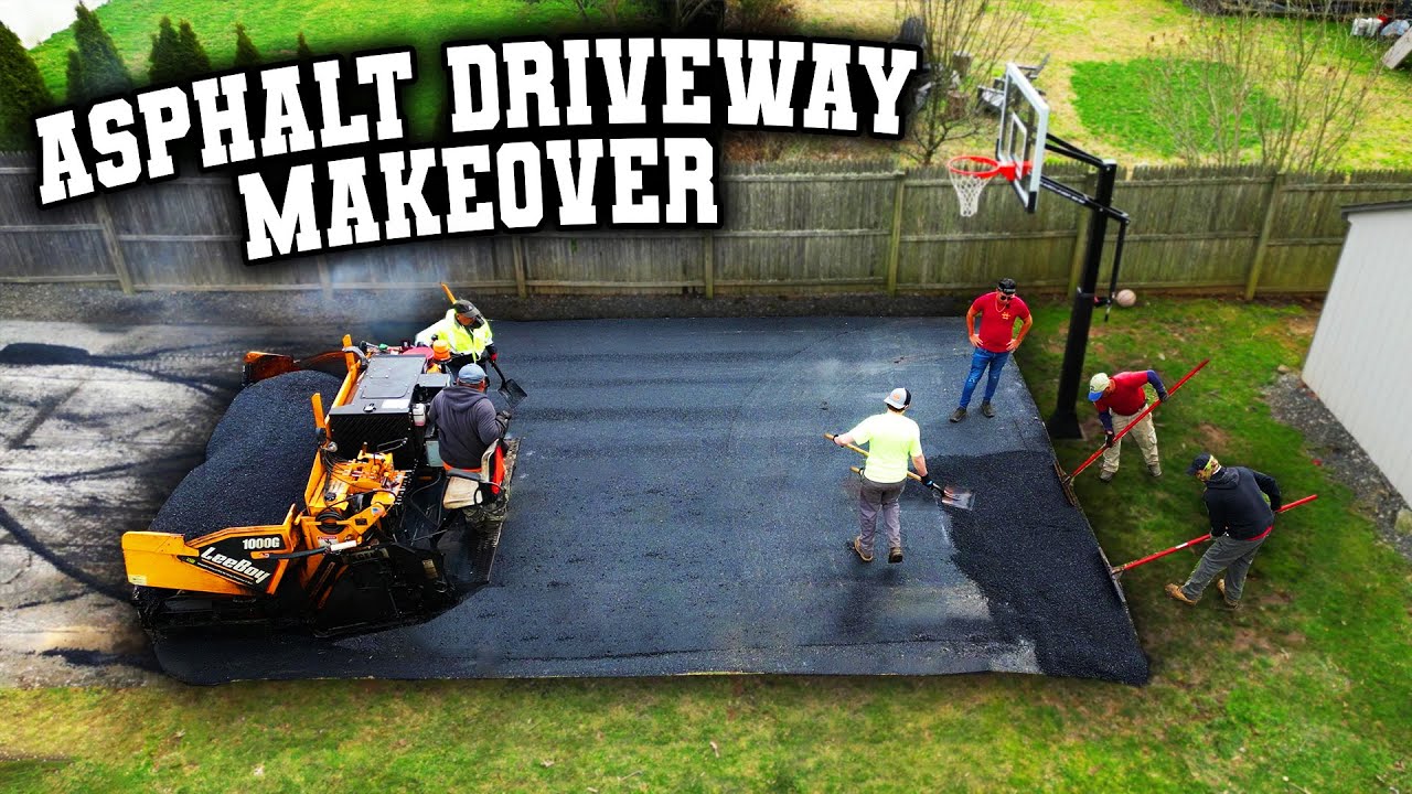 Asphalt Driveway Makeover: Start to Finish