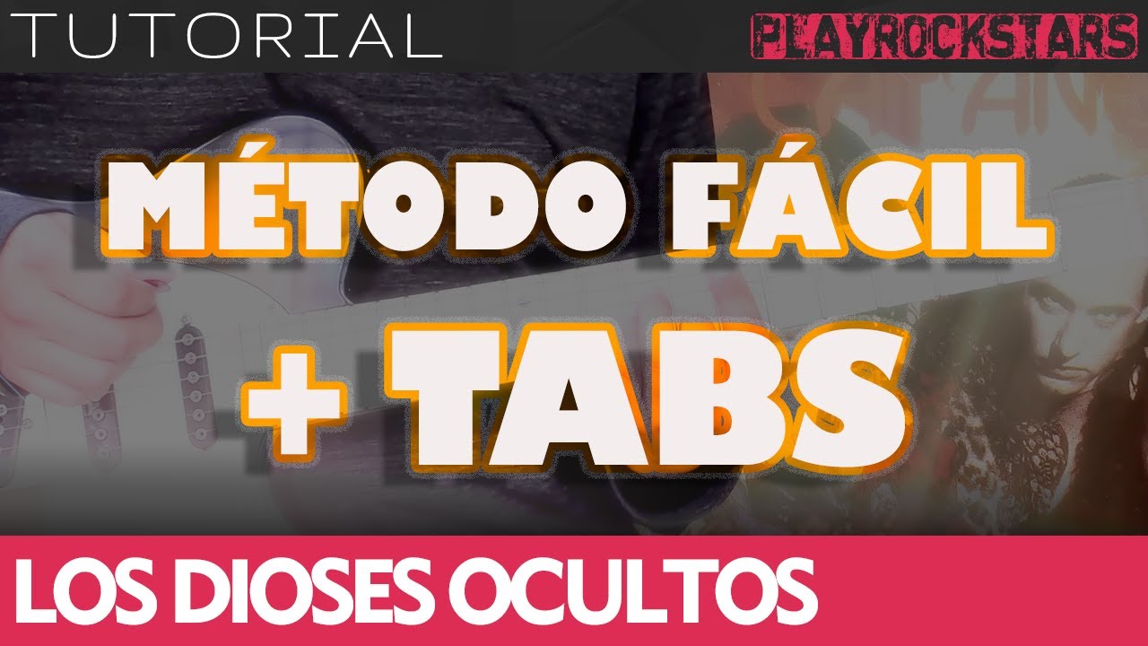 como tocar LOS DIOSES OCULTOS en guitarra CAIFANES ⭐️ TUTORIAL / ACORDES / SOLO / RITMO / TABS