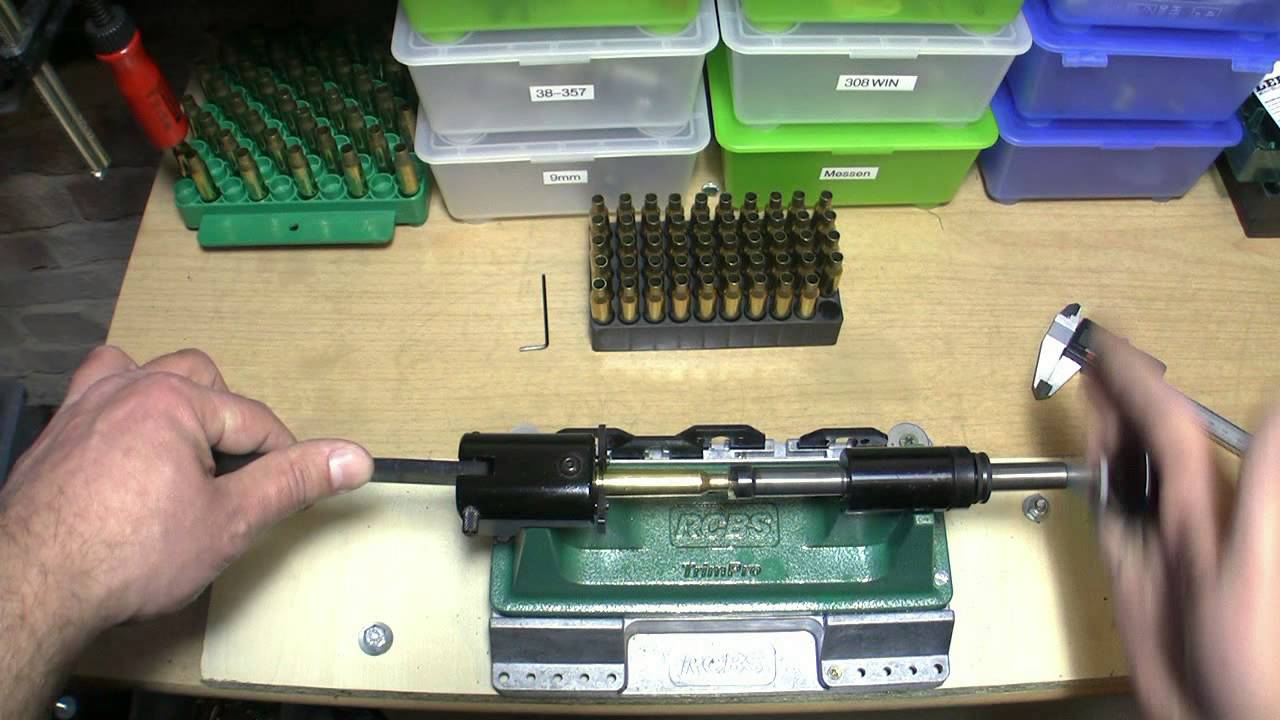 Основы перезарядки патронов &mdash; обрезка латуни с помощью RCBS Trim Pro 2