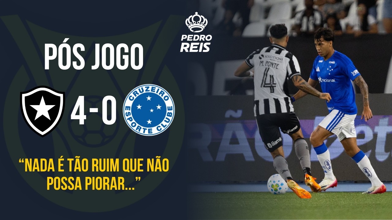 PÓS JOGO: BOTAFOGO 4 x 0 CRUZEIRO - 