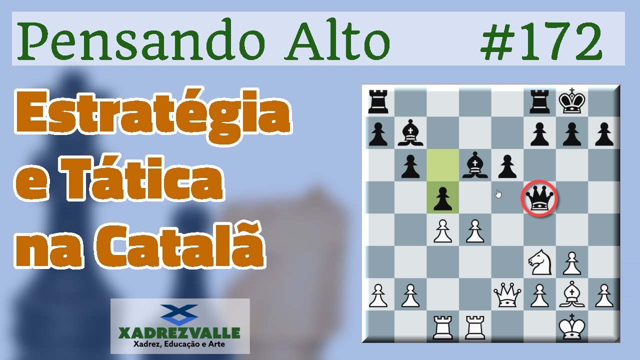 Estratégia e Tática na Catalã | [Xadrez] Pensando Alto #172