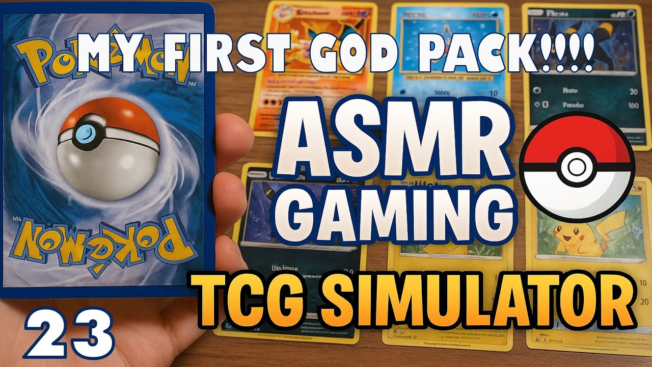 VINTAGE POKEMON GOD PACK TCG CARDSHOP SIMULATOR ASMR