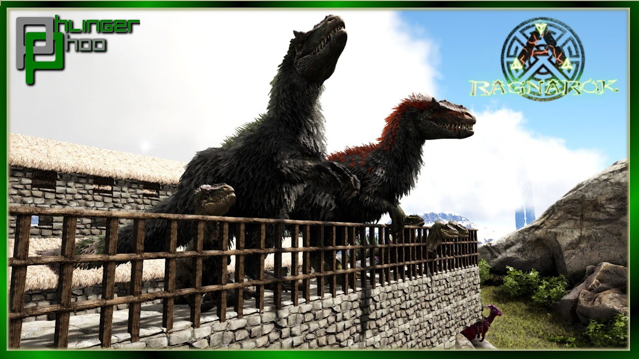 BUILDING A KIBBLE FARM FOR MY YUTYRANNUS' Solo Ragnarok E29
