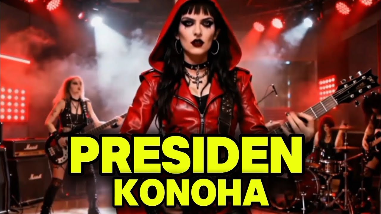 PRESIDEN KONOHA | Lagu Kritik Sosial Rock Metal | Gitaris Gadungan (AI)