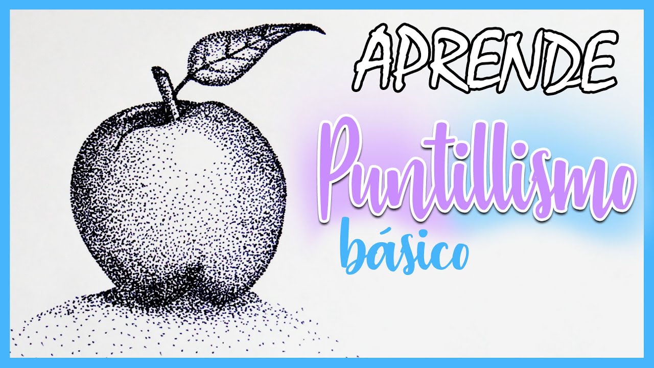 Cómo hacer puntillismo básico blanco y negro