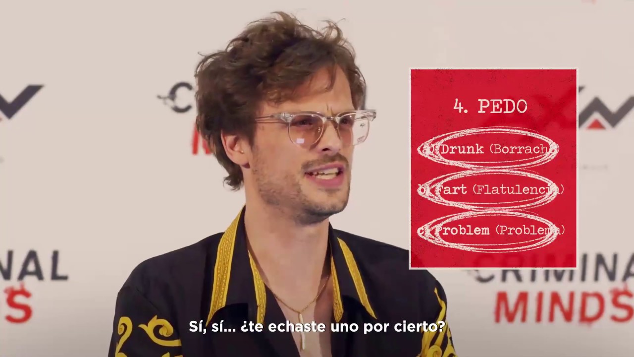 Matthew Gray Gubler aprende español