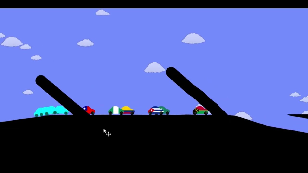 Top 233 Countries Car Race Part 2