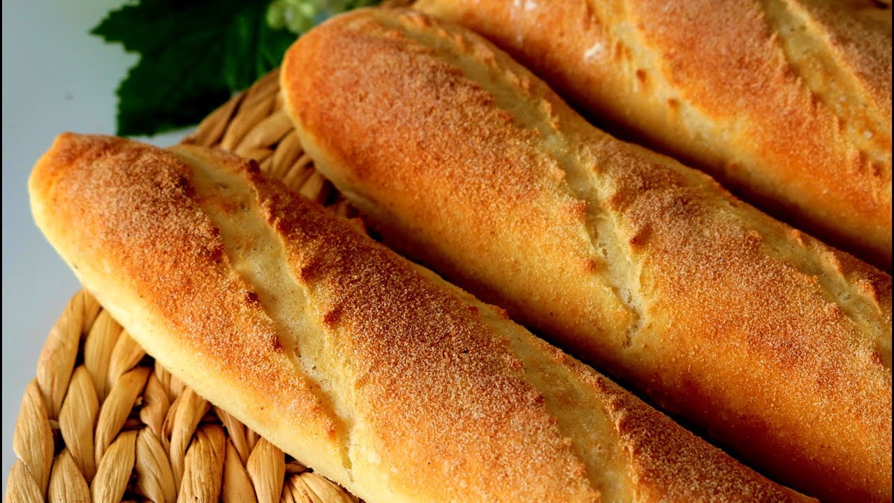 baguettes  الباكيط غير فالطاوة العادية  بدون عجانة مقرمش و مملبدش من الداخل