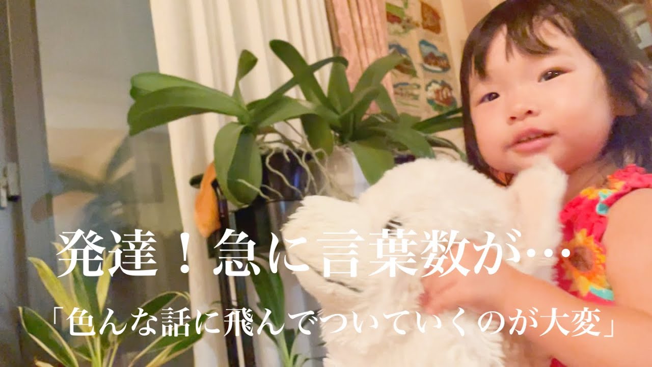 【発達】急成長！言葉数が急に増えました