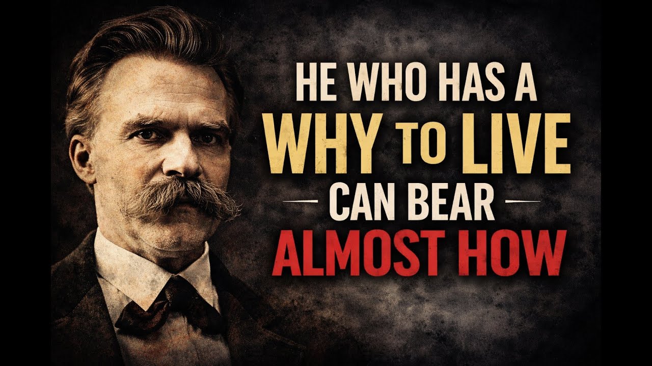 “He who has a why to live can bear almost any how ”   Nietzche