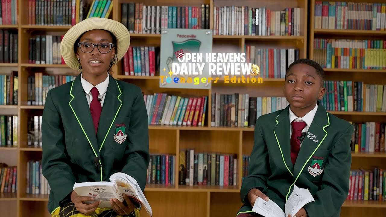 Teens Open Heavens Devotion for today 01-05-2024 || Peaceville International Academy