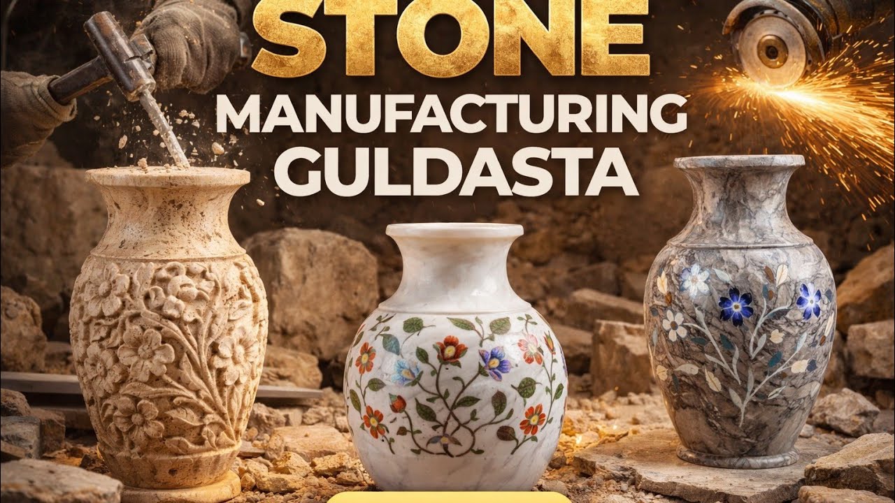 Stone guldasta# manufacturing videos factory tour viral videos