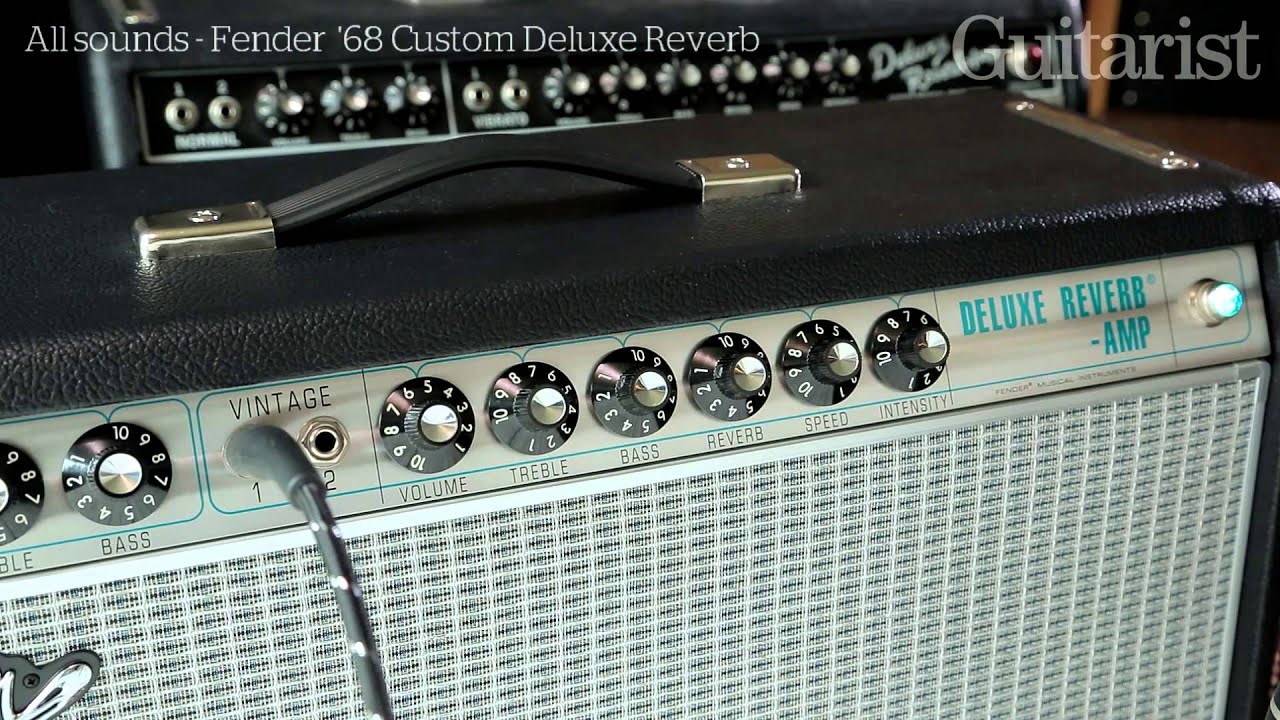 Fender '68 Custom Deluxe Reverb vs '65 Deluxe Reverb reissue (amp review demo)