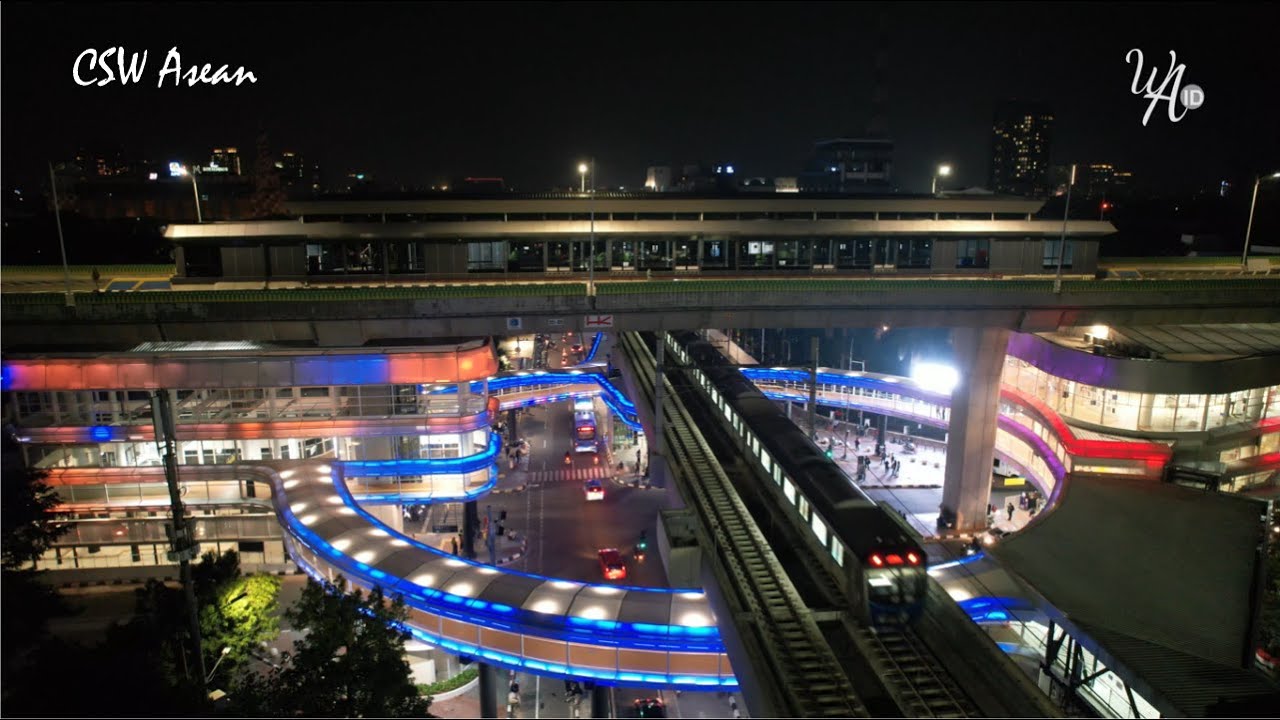 WOW KEREN !!! Integrasi Halte Trans Jakarta CSW dan Stasiun MRT ASEAN