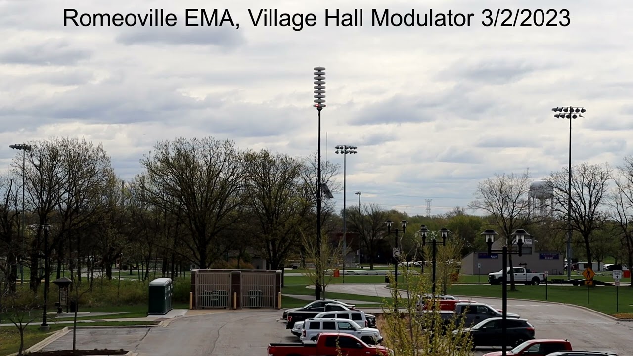 Romeoville EMA, Village Hall Siren test 3/6/2023