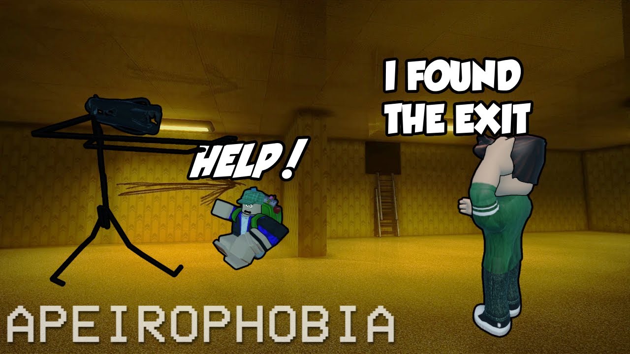 Escaping The Backrooms... (Didn't go well...) | Apeirophobia Roblox