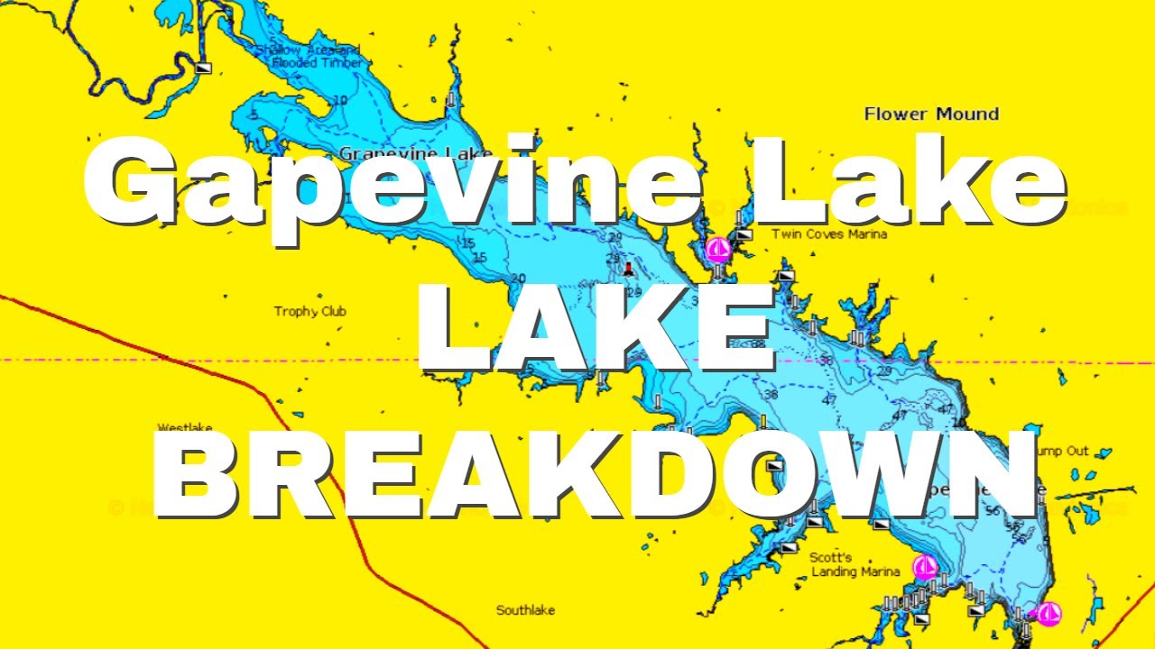 Grapevine Lake - LAKE BREAKDWON (Pt.2) - FIND FISH FAST!! - Bass Fishing