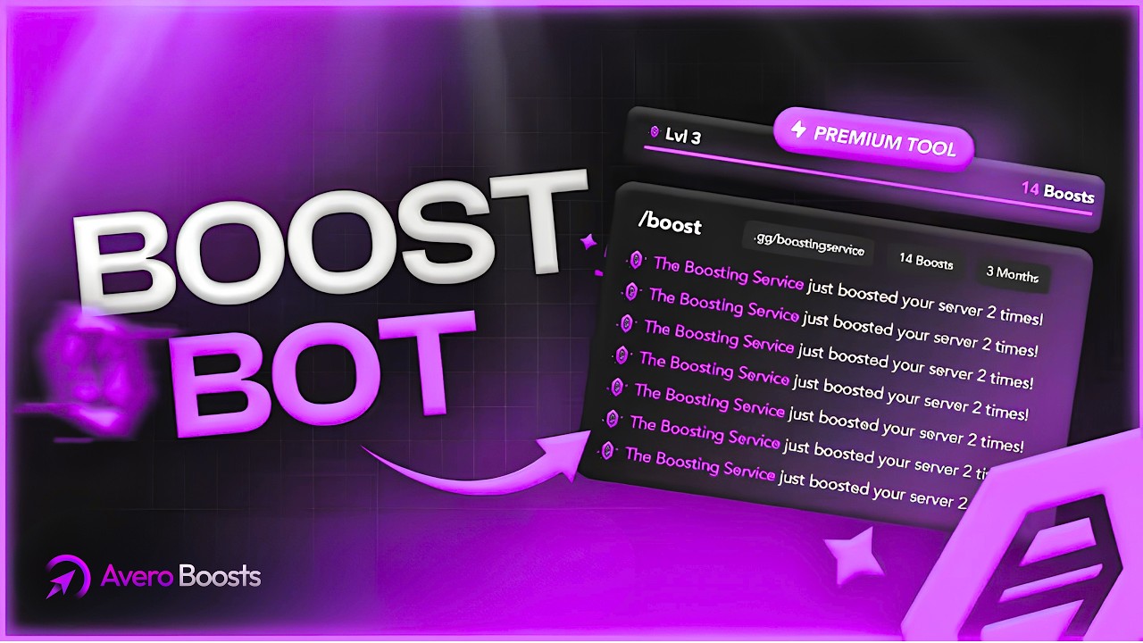 NEW Discord Boost Bot &ndash; The Ultimate Fast & Automated Boost Bot | averoboosts.com