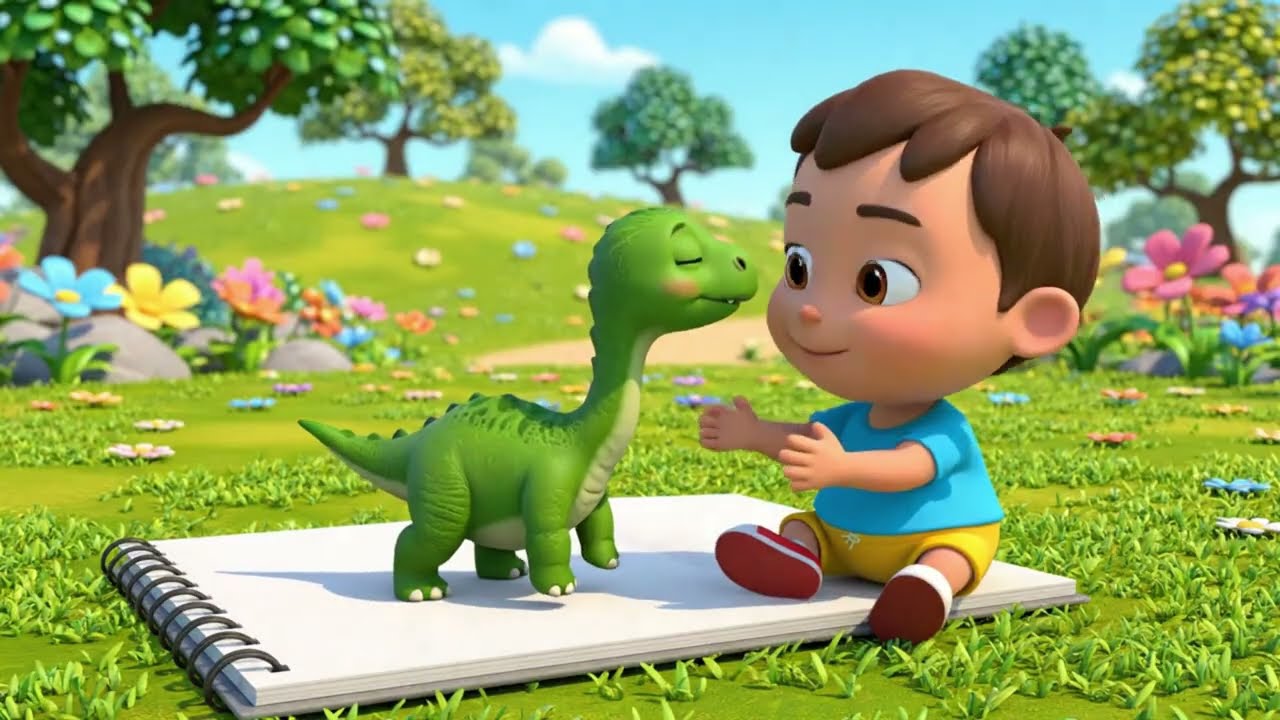 The Lost Star in the Magical Garden – Lina, Toto & Twinkle’s 3D Cute Adventure The Magical Pencil ✨