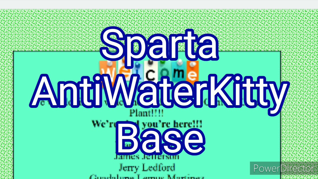 Sparta AntiWaterKitty Base [REUPLOAD]