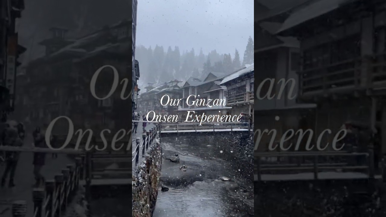 Ginzan Onsen in Winter 