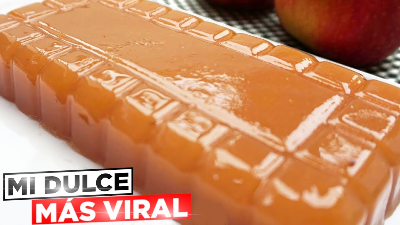 DELICIOSO DULCE DE MANZANA 🍎😜 MI MEJOR RECETA con TODOS LOS TRUCOS 🍏 Receta casera, natural y fácil.