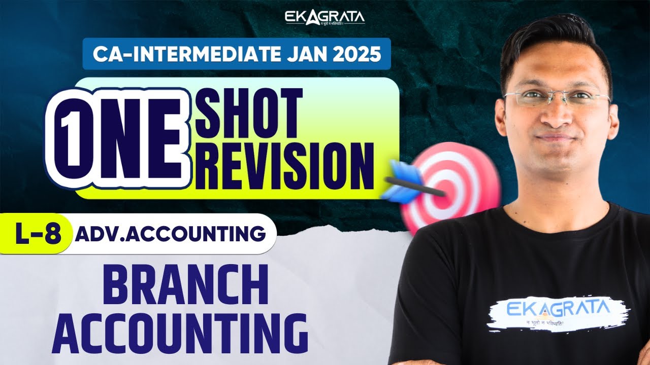 CA Inter Advanced Accounting Revision | CA Inter Branch Accounting | ONE SHOT REVISION