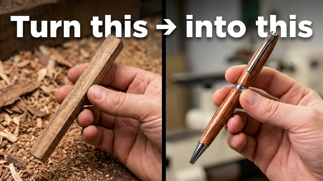How to Turn Wooden Pens