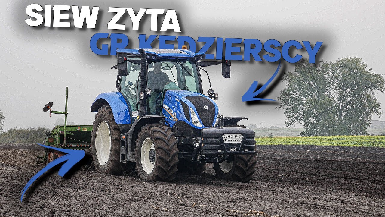 🇵🇱 Oporowo Całodobowo ✩ Czyli siew w Gr Kędzierscy ✩ Nowy Nabytek w akcji!? ✔New Holland T6.160✔