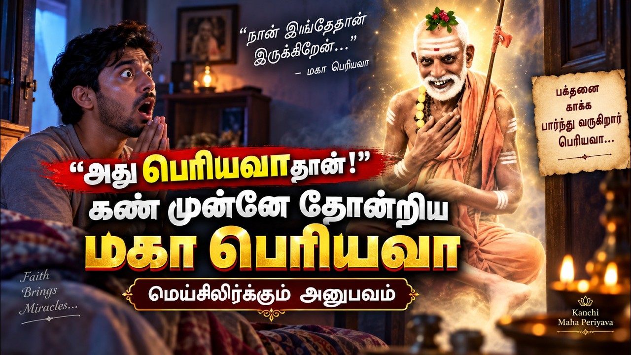 கண் முன்னே தோன்றிய மகா பெரியவா! நடந்த நம்ப முடியாத அற்புதம் | Kanchi Periyava Darshan