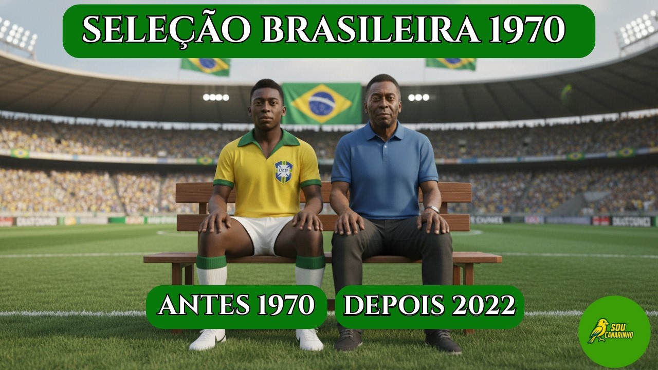 ANTES E DEPOIS DA SELEÇÃO BRASILEIRA DE 1970 🇧🇷 Lendas do Tri que Fizeram História