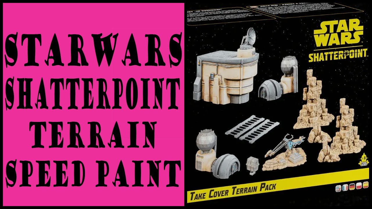 Star Wars Shatterpoint Terrain Speed Paint | Shatterpoint