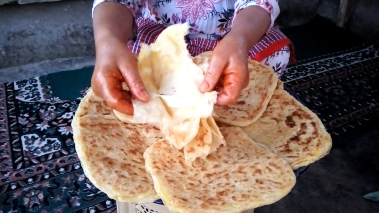 مسمن بلدي مغربي مقرمش وبنين