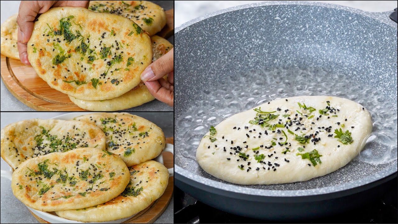 Make Aloo Kulcha With Water Instead of Oil Like In The Store! | Homemade Aloo Kulcha Recipe