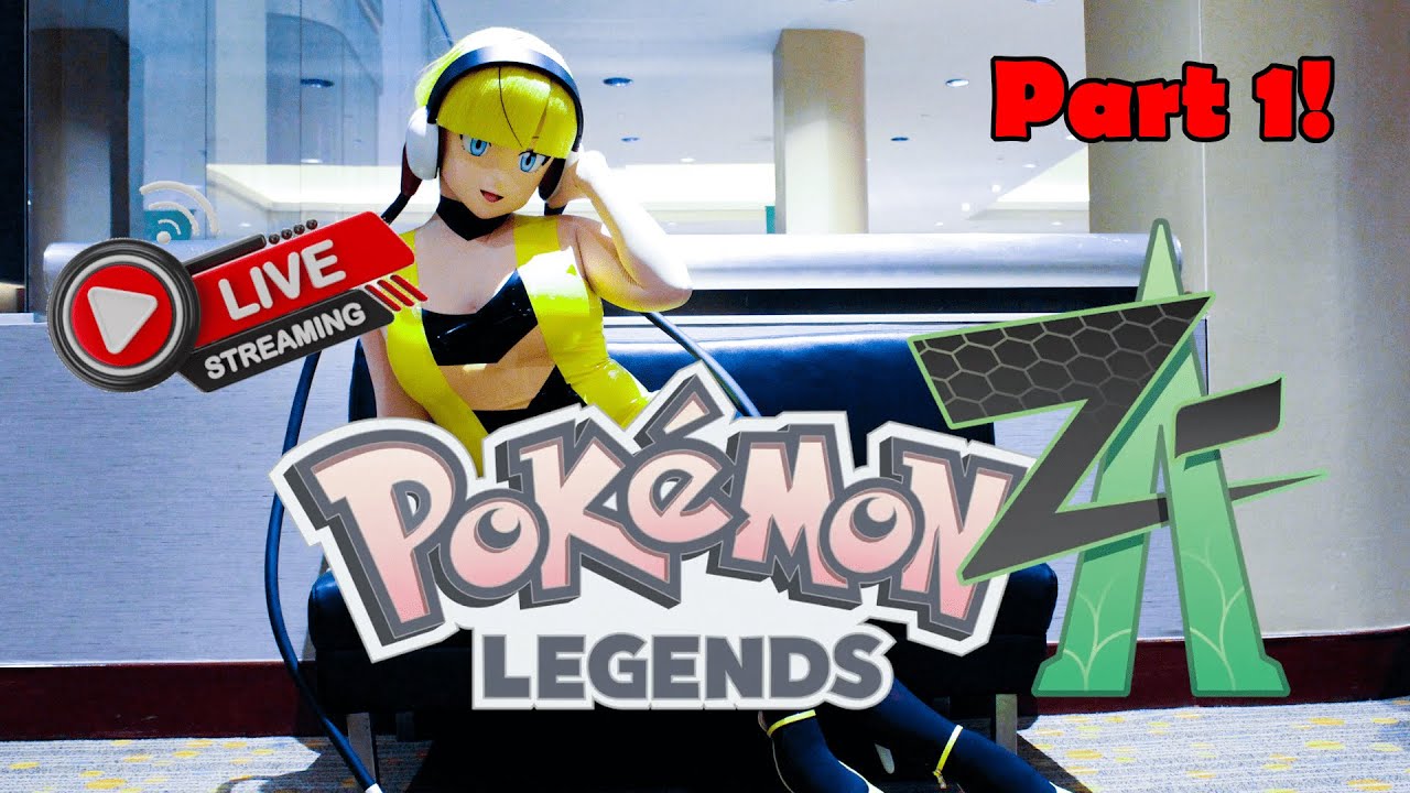 Pokémon Legends ZA Part 1! Welcome to Lumiose City! Livestream with a Cute Elesa Cosplay Anime Girl!