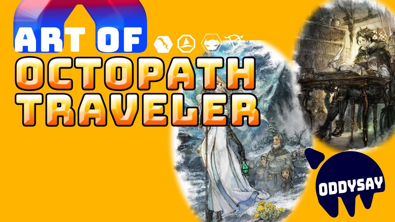 The art of octopath traveler | ODDYSAY | Analysis | Pixel art and water color| art style hunt.