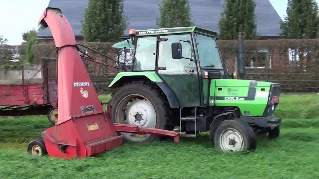 Landb. Taelman - Deerlijk - Deutz-Fahr DX 3.50 - Taarup DM 1100 Handy - Dechentreiter