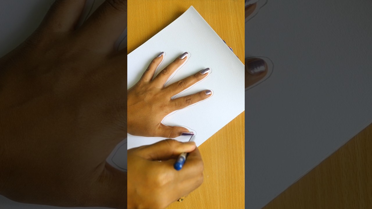 Easy Handprint Art for kids🥰#shorts #trending #art #drawing #draw #painting #easy #kidsart #diy #yt