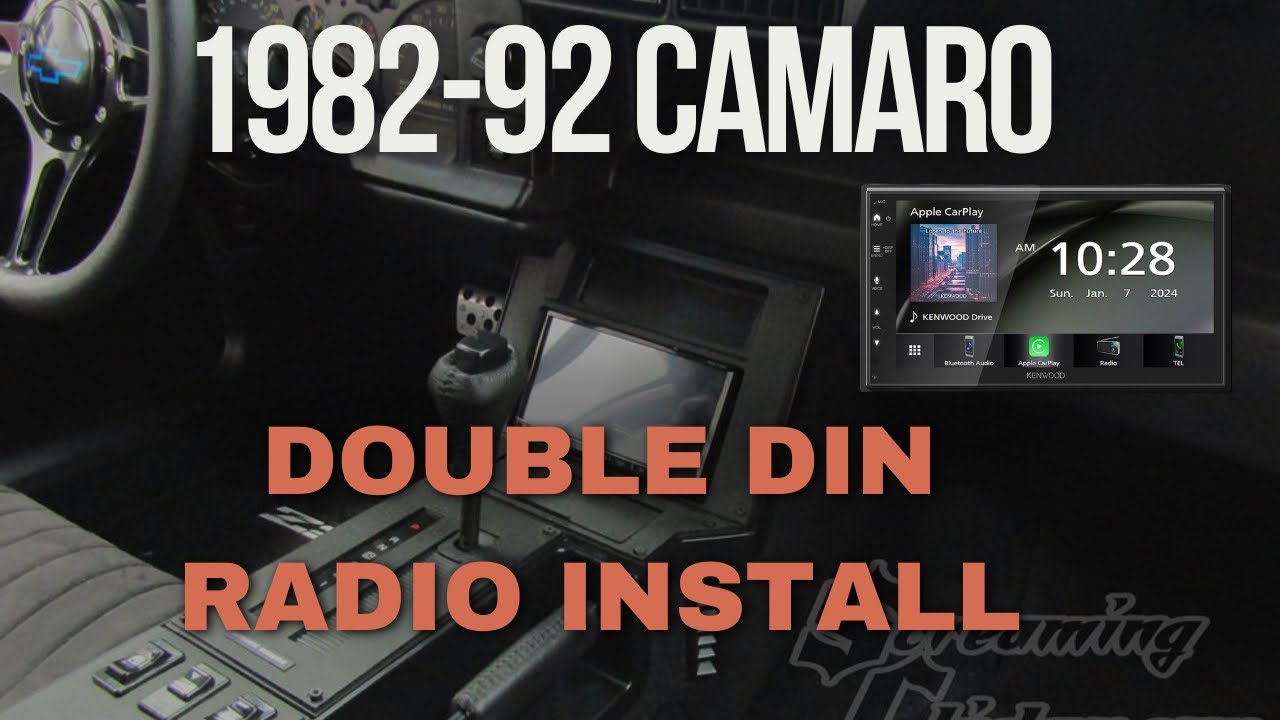 1982-92 Camaro Double DIN Radio Install