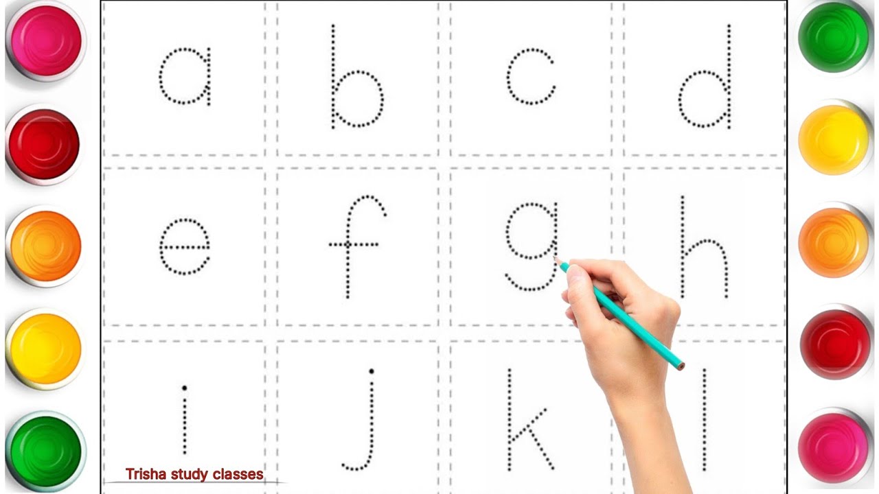 A to Z Small Letters | Lowercase Alphabet a to z | English Alphabet for Kids | abc Learning