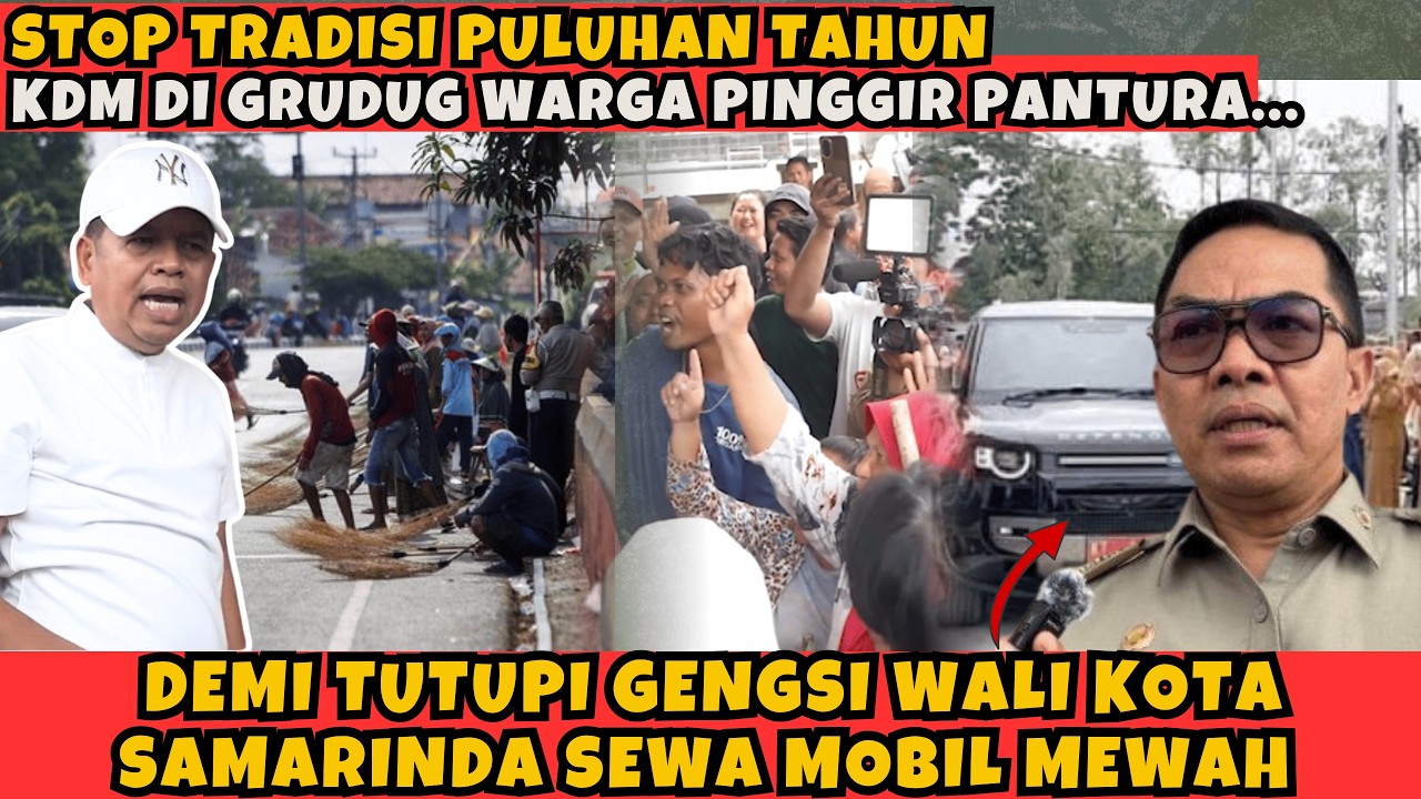 KANG DEDI MULYADI HENTIKAN DAN BERIKAN SANTUNAN PADA PEMUNGUT KOIN DI JALUR PANTURA
