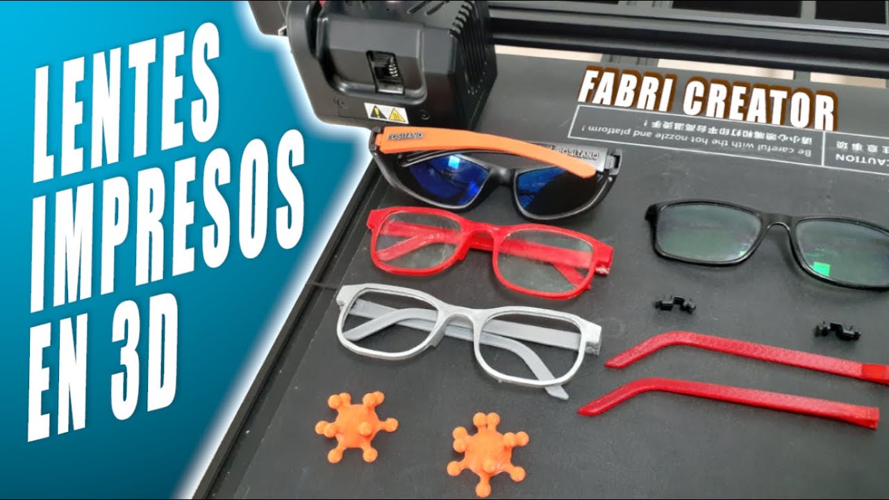 Lentes impresos en 3D / Modelado e impresión / 3D printed Sunglasses