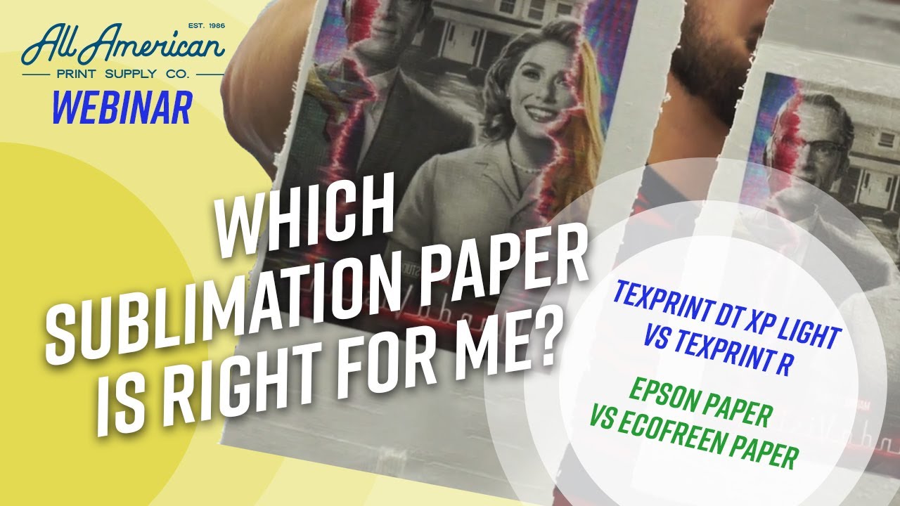 WHICH Sublimation Paper?? Head-to-Head | AA Print Supply