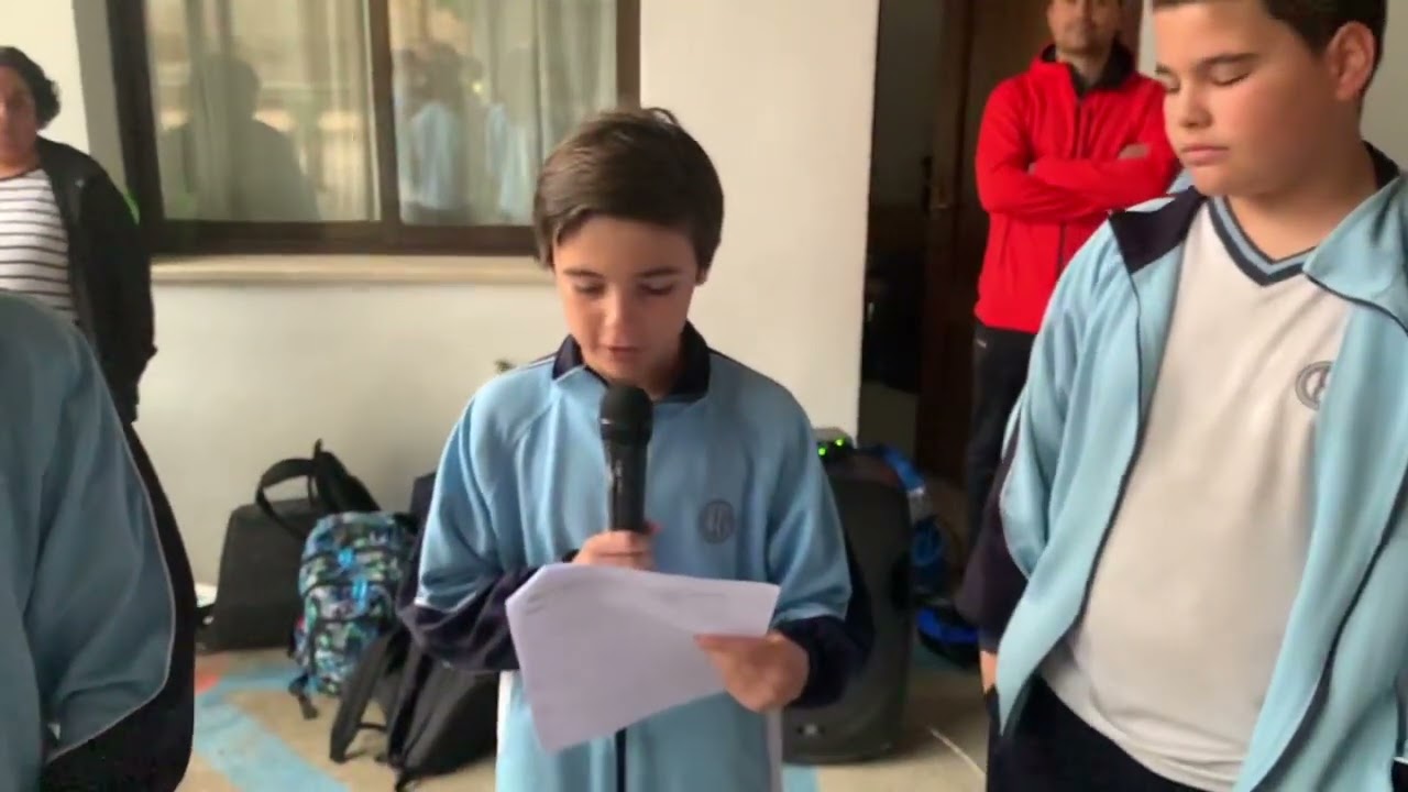 Oración a María de los alumnos de 1° ESO B