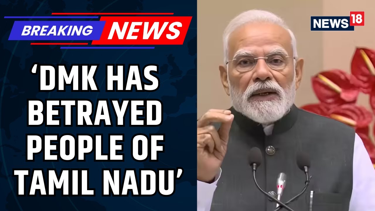 Modi Speech | PM Modi Targets DMK Govt Over ‘Drug Mafia’ Allegations in Madurantakam Speech