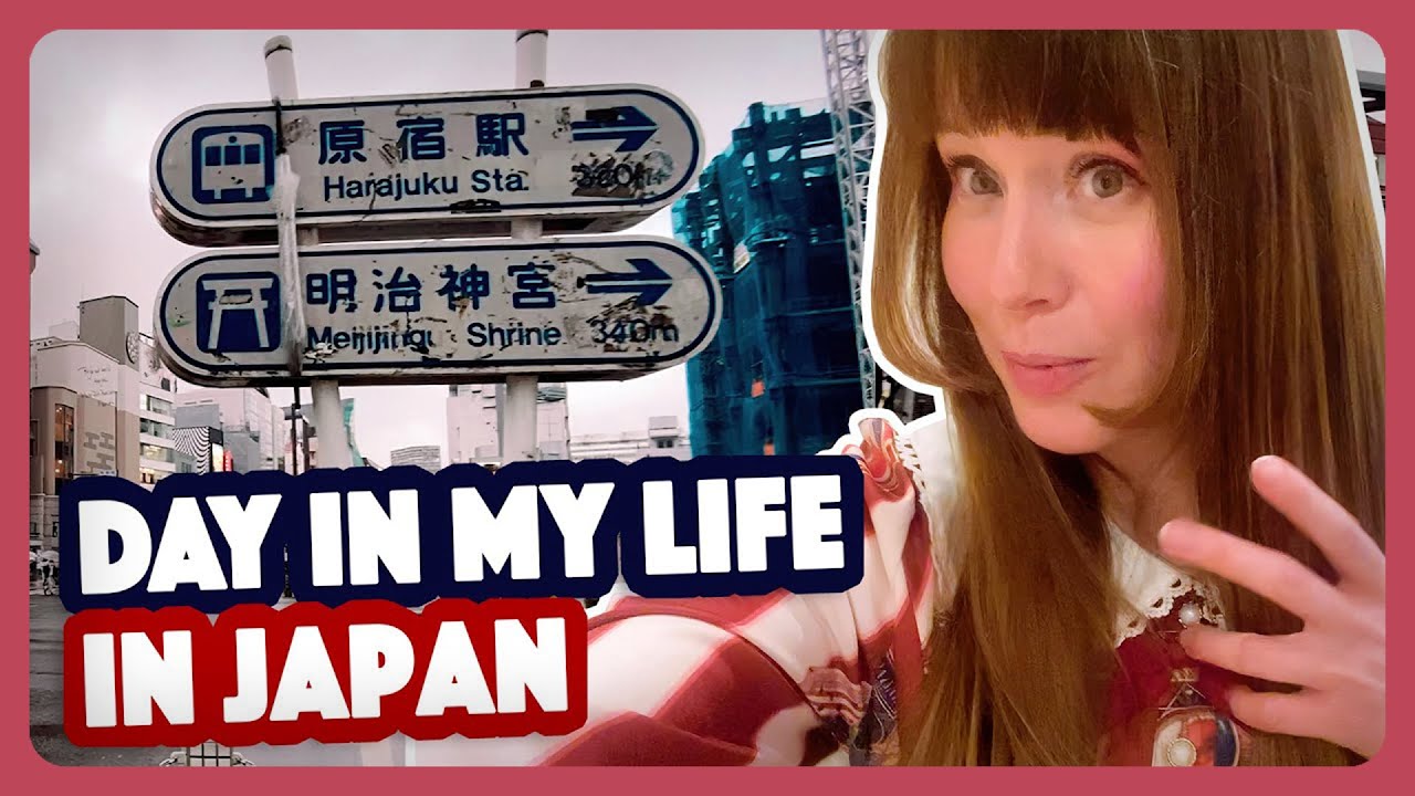 Видеоблог «День из моей жизни в Токио, Япония» 🇯🇵 Стрижка, Харадзюку и еда