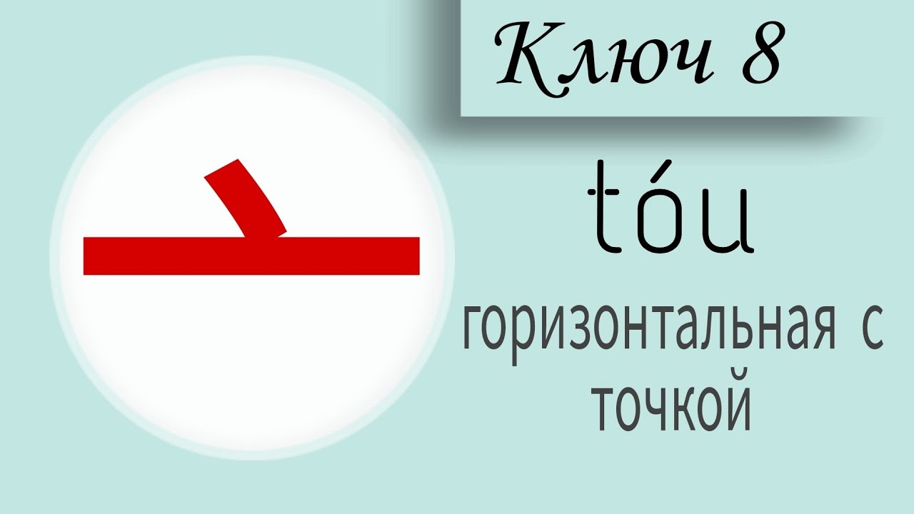 Китайский с нуля. Ключ 8. Верхушка @chinese_alla128