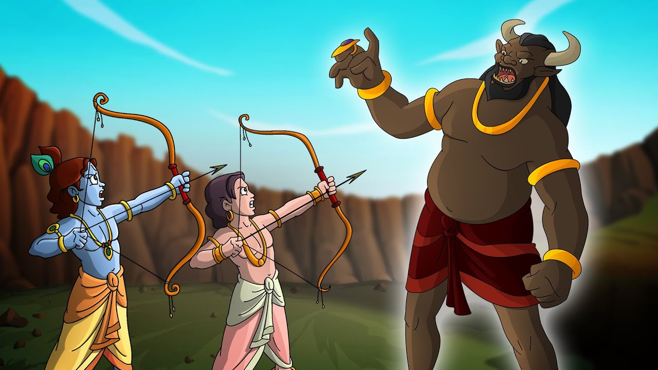 Krishna aur Balram - स्पाशासुर का अंत | YouTube Adventure Videos | Cartoons for Kids in Hindi