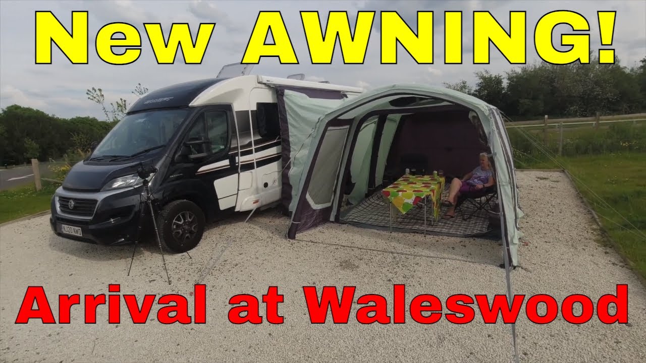 Arrival at Waleswood Caravan Park, Rother Valley, South Yorkshire