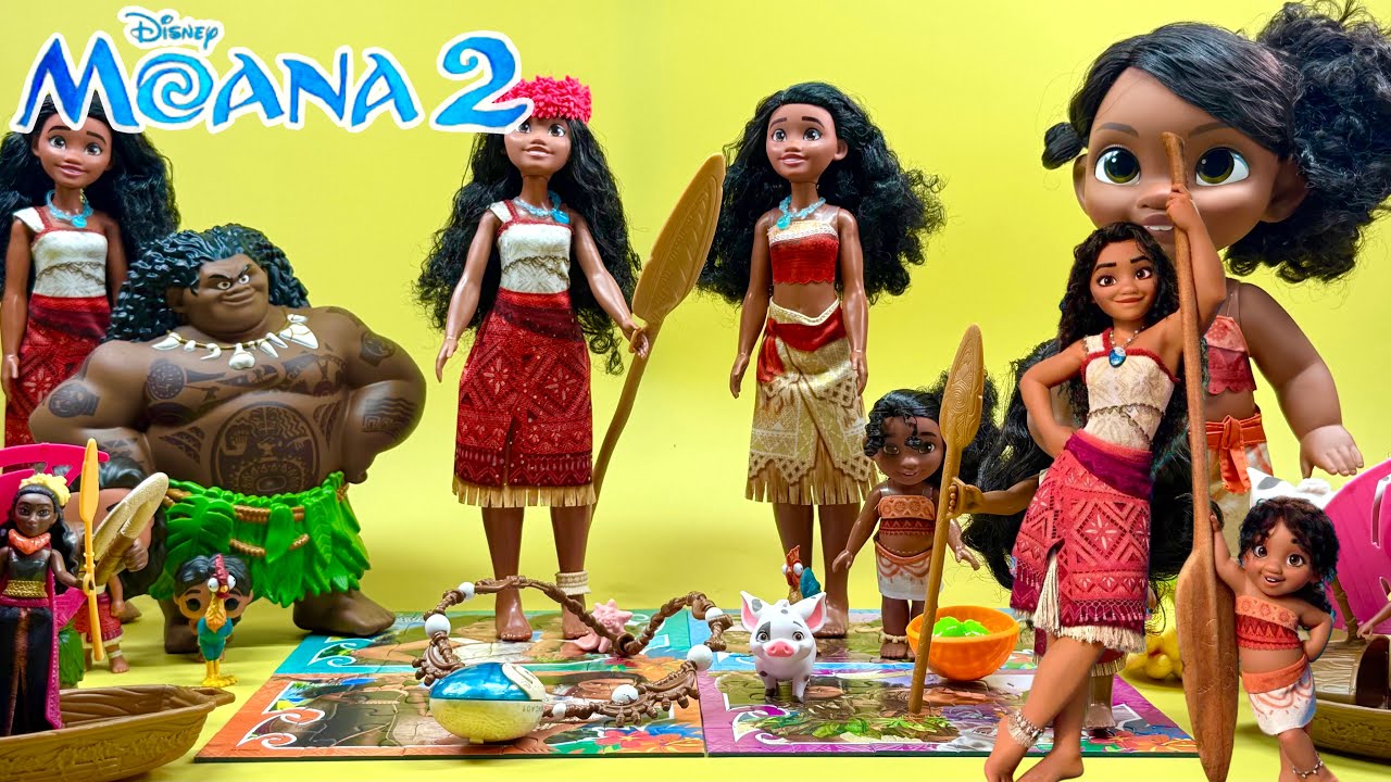 NEW MOANA 2 Unboxing Toys ASMR Review | 22 Minutes Satisfying Unboxing Video MOANA 2